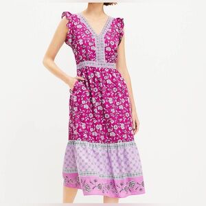 Woman’s Size 14 Loft Purple Pink Prairie Dress
Available until 6/1/25 sold